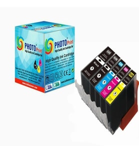 Photo Print® Canon Pıxma Mx895 Uyumlu Yüsksek Kapasite 5 Renk Muadil Kartuş Seti (Çok Renkli)