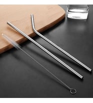 Northcity 3 Parça Paslanmaz Çelik Pipet Seti - BPA İçermez Sürdürülebilir Pipet