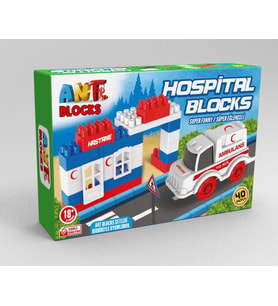 Süper Eğlenceli Hastane Blocks Set - 40 Parça (Çok Renkli)