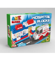 Süper Eğlenceli Hastane Blocks Set - 40 Parça (Çok Renkli)