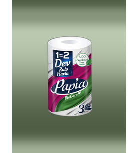 Papia Kağıt Havlu - Dev Rulo - 3 Katlı - 1 Adet (000)