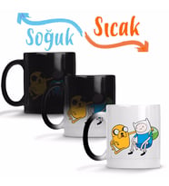 Adventure Time Sihirli Kupa Bardak Porselen