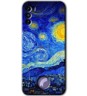 Reeder S19 Max Pro S Kılıf HD Desen Baskılı Arka Kapak - Starry Night