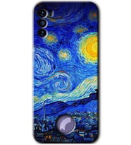 Reeder S19 Max Pro S Kılıf HD Desen Baskılı Arka Kapak - Starry Night