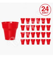 Parti Plastik Bardak 24lü Kırmızı