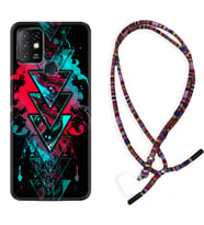 INFINIX Hot 8 9 10 11S Hot 10 Play 10T Kılıf Boyun Asklı Rasta Silikon Down 1719