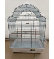 Netx Bombeli Paraket Kafesi Beyaz 42x30x57 cm