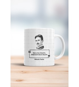 Nikola Tesla Esprili Kupa Bardak