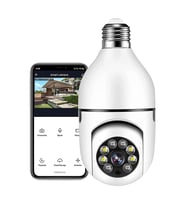 QASUL Cmr19 Wifi 360 Panoramik Kamera Gece Görüş Ses Akıllı Hareket Algılayıcı Güvenlik Kameras