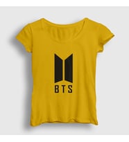Presmono Kadın Sarı Doors Bts T-Shirt 21993tt (Sarı)