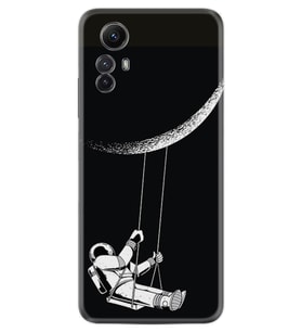 Xiaomi Redmi Note 12S Kılıf Resimli Desenli Silikon Platinium Series Astronot 519