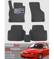 ALFA ROMEO 156 (1997-2006) Uyumlu EVA Paspas Tam Set–Araca Özel,Kolay Montaj,Su Geçirmez