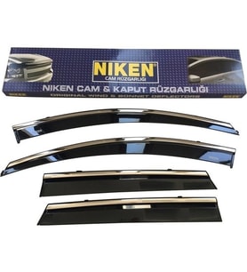 Niken Toyota Corolla 2014- Kromlu Cam Rüzgarlığı 4lü