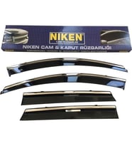 Niken Toyota Corolla 2014- Kromlu Cam Rüzgarlığı 4lü