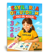 Okul Öncesi Sayılarla Oynuyorum YAZ–SİL Kitabı