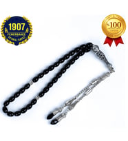 FB ONİX ARPA KESİM DOĞALTAŞ TESPİH (Siyah)