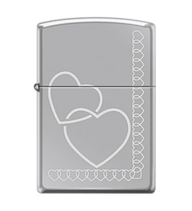 Zippo Heart Chain Çakmak - 250-046207