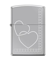 Zippo Heart Chain Çakmak - 250-046207