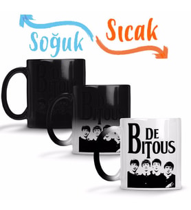 De Bitous The Beatles Sihirli Kupa Bardak Porselen