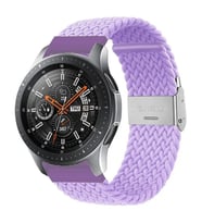 Samsung Galaxy Watch Gear S2 3 41mm 42mm Active 2 40mm 44mm Kordon Metal Klipsli (Lila)