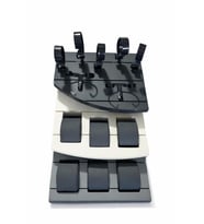Ahşap Altlıklı Saat Standı 3 Katlı  Saat & Bileklik Sergileme Standı  Vitrin & Masa Üstü Organizer
