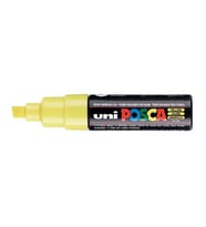 Uni Posca PC-8K Boyama Markörü 8 mm Kesik Uç SARI 