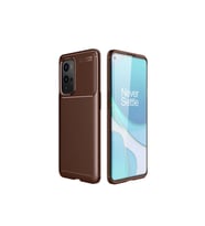 OnePlus 9 Pro Uyumlu Kılıf Zore Negro Silikon Kapak (Kahverengi)