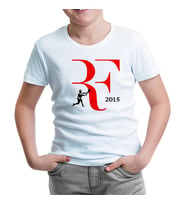 Tenis - Federer 2015 Beyaz Çocuk Tshirt