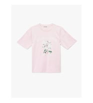 Koton Çiçek Baskılı Oversize Pembe Kadın T-Shirt 6SAL10106IK