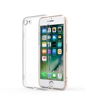 Apple iPhone 7 Kılıf Kamera Korumalı Süper Silikon Kapak (Renksiz)