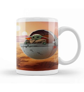 Baby Yoda Star Wars 02 Kupa Bardak Porselen