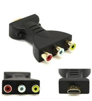 Görüntü Çevirici - HDMI Erkek - 3 RCA Dişi+RCA 1.5 Metre Kablo