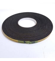 Contacall Kapı Pencere İzolasyon Bandı / Kapı Pencere Yalıtım Süngeri EPDM-3 mm Kalınlık 10 mm Genişlik 10 Metre Uzunluk