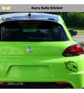 Kuru Kafa Oto Sticker 15 CM
