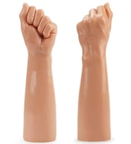 Fastieshop Realistik Yumruk Dildo - 31 cm (Ten)