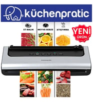 Küchen Pratic VS7210 Ev Tipi Elektrikli Vakum Makinesi - 10 Adet Vakum Poşeti Hediye