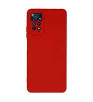 Xiaomi Redmi Note 11 Pro Kılıf Nano İçi Kadife Silikon - Kırmızı