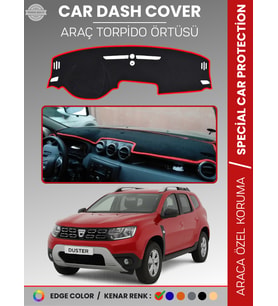 DACIA DUSTER (2018-2020) Torpido Örtüsü Ön Göğüs Koruma Torpido Koruma Çatlamayı Engeller Tam Uyum