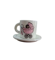 Mini Fincan Kupa Pembe (Buz)