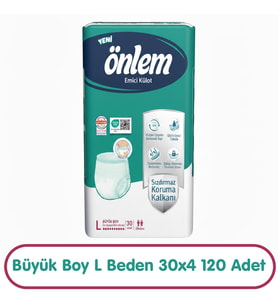 Önlem Emici Külot L Beden 30x4 120 Adet