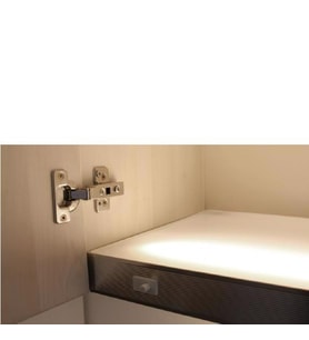 Dolap İçi Aydınlatmalı Raf Modül 45 CM (Beyaz)