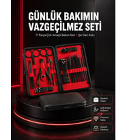 17 Parçalık Profesyonel Manikür Seti – Paslanmaz Çelik Yeni Nesil