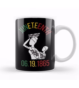Juneteenth Juneteenth 2021 Kupa Bardak Porselen