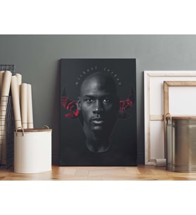 Michael Jordan Kanvas Tablo 40x55cm NBA Poster