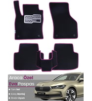 Skoda Super B (2024-2025) Uyumlu EVA Paspas Tam Set–Araca Özel,Su Geçirmez,Hızlı Montaj