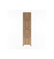 Hyperion Dolap 5 Raflı Tek Çekmeceli 4 Kapaklı 60x44x243 Çam-Çam