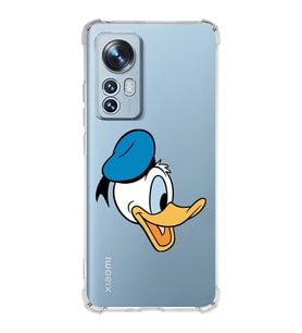 Xiaomi Mi 12 Uyumlu Köşe Korumalı Antişok Kapak Donald Duck Tasarımlı Şeffaf Silikon Kılıf