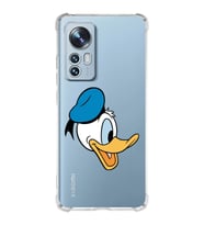 Xiaomi Mi 12 Uyumlu Köşe Korumalı Antişok Kapak Donald Duck Tasarımlı Şeffaf Silikon Kılıf