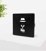 BK Gift Kişiye Özel Godfather Baba Tasarımlı Siyah Metal Sigara Tabakası-11