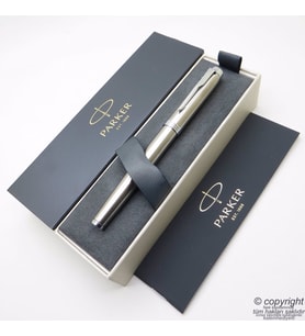 Parker IM Brushed Krom Roller Kalem  İsme Özel Kalem